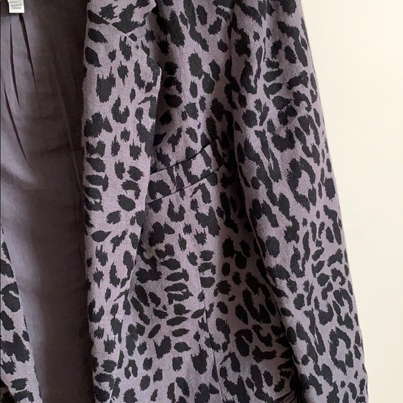 Joie Leopard print PERFECT linen blazer - Picture 7 of 9